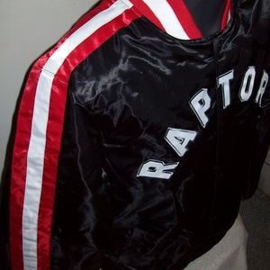 TORONTO RAPTORS Starter Snap Down Jacket BLACK